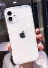 İphone Renkli Şeffaf Silikon 2.0mm Kamera Korumalı Telefon Kılıfı