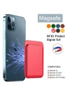 İphone Serisi için Magsafe Uyumlu Deri Cüzdan Kılıf