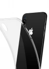 iPhone X Comely Series Şeffaf Silikon Cep Telefonu Kılıfı