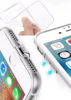 İphone X Şeffaf Tıpalı Kamera Korumalı Silikon Kılıf