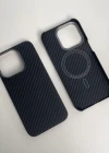 Joykevlar İphone 15 Pro Max Gerçek Kevlar Carbon Premium Telefon Kılıfı