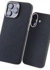 Joykevlar İphone 16 Gerçek Kevlar Carbon Premium Telefon Kılıfı