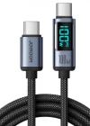 JOYROOM 100W USB-C / Type-C Dijital Ekranlı Hızlı Şarj Data Kablosu