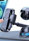 Joyroom 15W Kablosuz Şarj Araç İçi Vantuzlu Telefon Tutucu