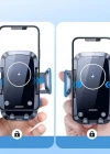 Joyroom 15W Kablosuz Şarj Araç İçi Vantuzlu Telefon Tutucu