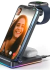 Joyroom 3 ü 1 Arada Katlanabilir Kablosuz Manyetik Şarj İstasyonu