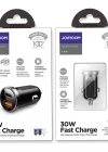 Joyroom 30W Mini PD+QC3.0 Çift Bağlantı Hızlı Araç Şarj Cihazı