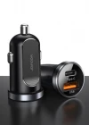 Joyroom 30W Mini PD+QC3.0 Çift Bağlantı Hızlı Araç Şarj Cihazı