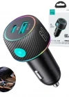 JOYROOM 60W USB/USB-C / Type-C Araç Şarj Cihazı Siyah Çakmaklık