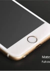 Joyroom Alen Matte Full Cam iPhone 7-8 Plus Temperli Cam Ekran Koruyucu Beyaz