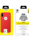 Joyroom Apple iPhone XR  Lyber Serisi Renkli Silikon Kılıf Apple iPhone XR Kırmızı
