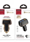 Joyroom C-M303 QC 3.0 30W 3xUSB Araç Şarj Cihazı