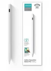 Joyroom JR-K12 Android Ve İos Uyumlu Otomatik Çift Modlu Kapasitif Pen Beyaz
