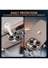Joyroom İphone 16 Pro Max & 16 Pro Uyumlu Taşlı Kamera Koruyucu Premium Görünüm ve Kalite Netliği Korur