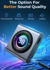Joyroom JR-CB2 Wireless Transmitter  2si 1 Arada Kablosuz Verici/Alıcı-Koyu Grı