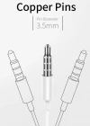 Joyroom JR-EP1 1.2m 3.5mm Mikrofonlu Kulak içi Kulaklık iPhone, iPad