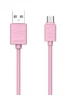 Joyroom JR-S118 Micro USB Hızlı Şarj ve Data Kablosu 1m Pembe
