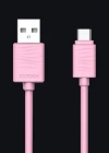 Joyroom JR-S118 Type-C USB Hızlı Şarj ve Data Kablosu 1m Pembe