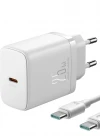 Joyroom JR-TCF11 25W Hızlı Şarj Adaptörü + Type-C Kablo Seti