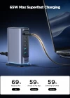 Joyroom JR-TCM02 65W 6 İn 1 Masa Üstü Şarj Adaptörü Ve Standı