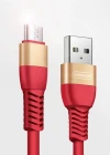 JOYROOM MİCRO KIRMIZI 3M 2.4A DATA KABLOSU