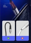 Joyroom S-0230N1 0.2m 3A USB -Mikro Data Sync Şarj Kablosu Siyah