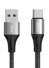 Joyroom S-1030t USB to Type-C Metal Kopmaz Hızlı Şarj Kablosu 3A