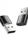 Joyroom S-H152 Adaptörü USB to Type-C Siyah