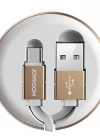 Joyroom S-M346 Uzatılabilir Type-C Hızlı Şarj ve Data Kablosu Beyaz