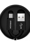Joyroom S-M346 Uzatılabilir Type-C Hızlı Şarj ve Data Kablosu Siyah