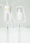 Joyroom S-M357S Mikro Şarj ve Data Kablosu 2A 1m Beyaz