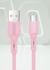 Joyroom S-M357S Mikro Şarj ve Data Kablosu 2A 1m Pembe