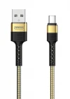 Joyroom S-M363 1.2m 2.4A Type-C USB Hızlı Şarj ve Data Kablosu Gold