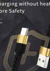 Joyroom S-M363 1.2m 2.4A Type-C USB Hızlı Şarj ve Data Kablosu Gold