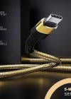 Joyroom S-M363 1.2m 2.4A Type-C USB Hızlı Şarj ve Data Kablosu Gold