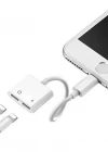 Joyroom S-M403 Iphone Lightning To Ligtning Ses Şarj Çoğaltıcı