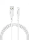 Joyroom S-M405 2.4A İphone Lightning Şarj ve Data Kablosu PVC 1M Beyaz