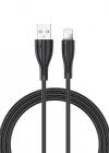 Joyroom S-M405 2.4A Lightning Şarj ve Data Kablosu PVC 2M Siyah