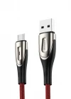 Joyroom S-M411 Sharp Serisi Mikro USB Şarj ve Data Kablosu 1.2 M Kırmızı