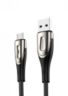 Joyroom S-M411 Sharp Serisi Mikro USB Şarj ve Data Kablosu 1.2 M Siyah