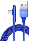 Joyroom S-M98K 1.2M 3A Type-C Şarj ve Data USB Kablosu Mavi