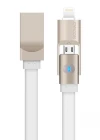 Joyroom S-T504 1.2m 2.1A Mikro & Lightning USB Şarj ve Data Kablosu