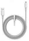 Joyroom S-T507M Mikro Şarj ve Data Kablosu 2 Metre Kopmaz Kablo Beyaz