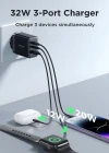 Joyroom TCF10 1 Usb 2 Type-c Çıkışlı 32w Şarj Adaptörü