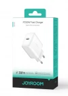Joyroom TCF24set Akım Korumalı 30W Pd Type-C Şarj Adaptörlü Ve Type-C Şarj Kablosu