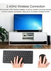 Klavye Mouse Seti 2.4G Wireless 78 Tuşlu Klavye Taşınabilir