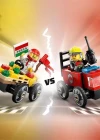 LEGO City Pizza Arabası İtfaiye Kamyonuna Karşı 60458