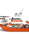 LEGO City Sahil Güvenlik Kurtarma Botu ve Helikopteri 60504