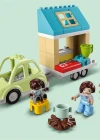 LEGO DUPLO Kasabası Tekerlekli Aile Evi 10986