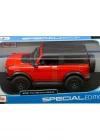 Maisto 1/18 2021 Model Ford Bronco Wildtrak Kırmızı